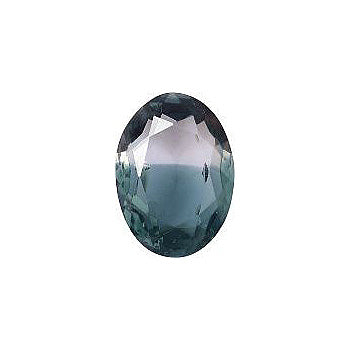 Oval Faceted Pointed Back (Doublets) Crystal Glass Stone, Blue 8 Multicolours (Bi-11427), Czech Republic
