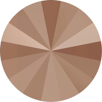 SWAROVSKI CRYSTALS Stones Rivoli 1122 Chaton Crystal Rose Gold F Glass Austria