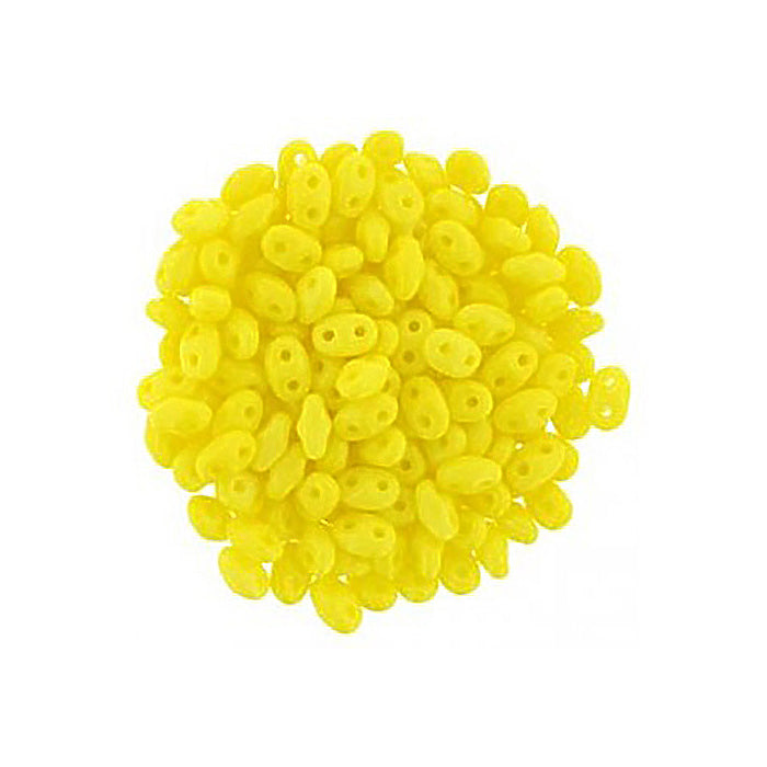 Matubo Superduo 2-hole czech pressed glass beads Yellow Glass Czech Republic