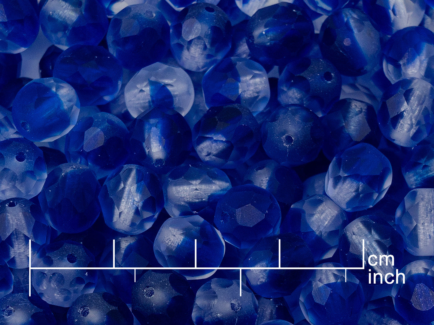OUTLET 250g Fire Polished Round Faceted Beads, 8 mm, 30091 Matte (151-19001-08x08-30091-84110)
