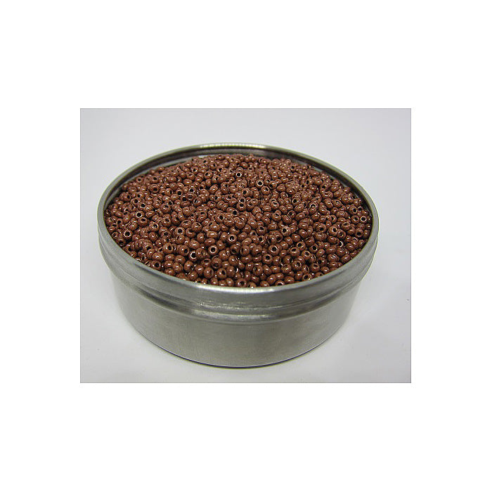 Rocailles PRECIOSA seed beads Brown (Terra Intensive) Glass Czech Republic