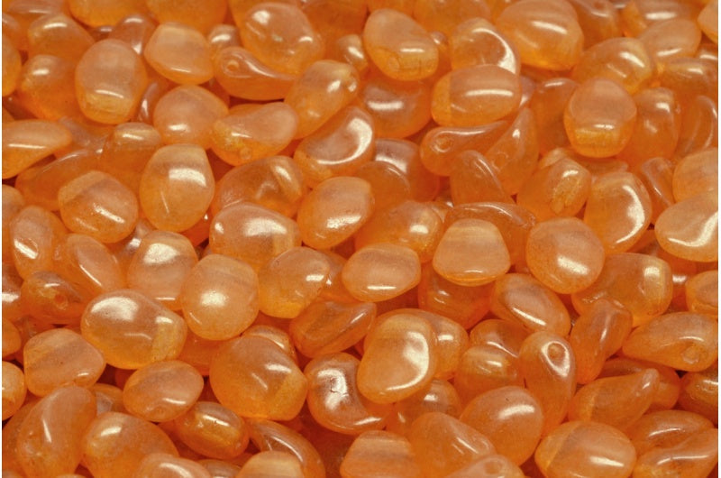 Tulip Petal Beads, Crystal 21080 (00030-21080), Glass, Czech Republic