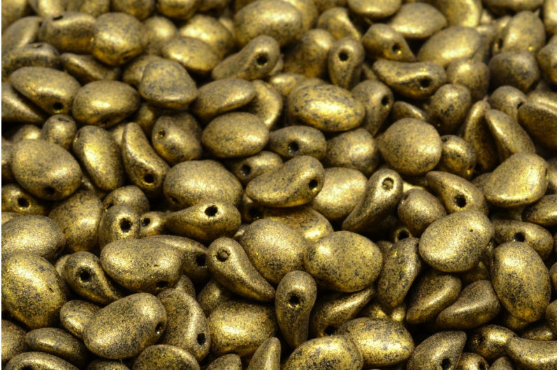 チューリップの花びらビーズ、ブラック 79410 (23980-79410)、ガラス、チェコ共和国