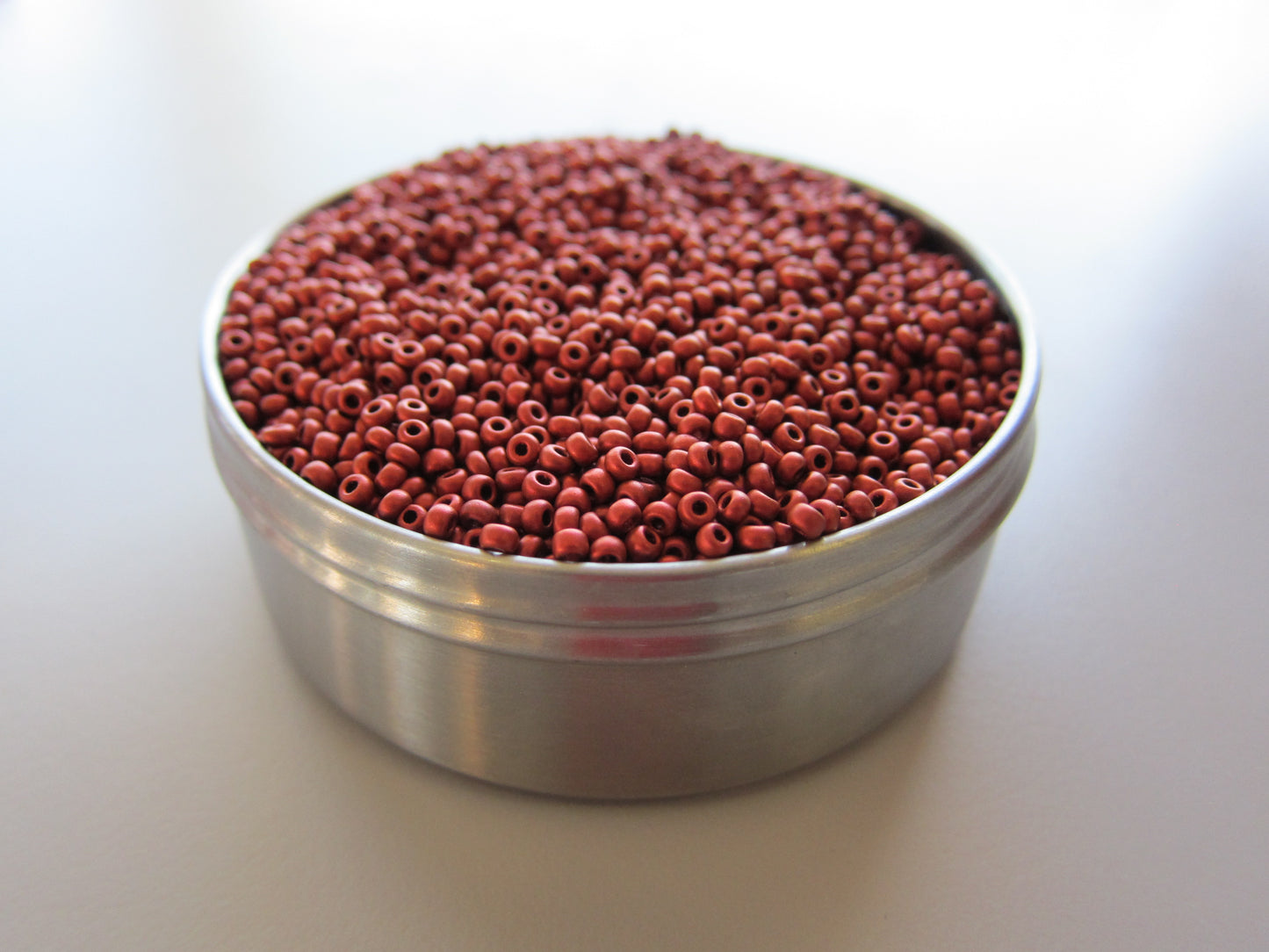 Rocailles PRECIOSA seed beads Copper Glass Czech Republic