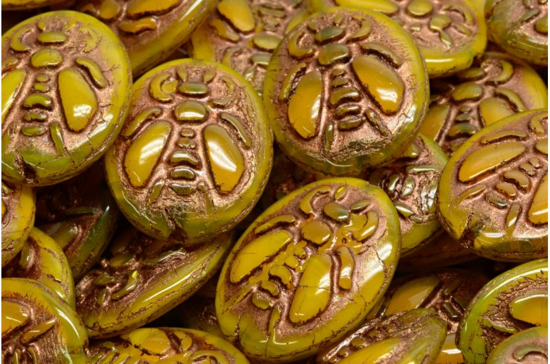 Bee Beads、81240 ブロンズライン (81240-54317)、ガラス、チェコ共和国