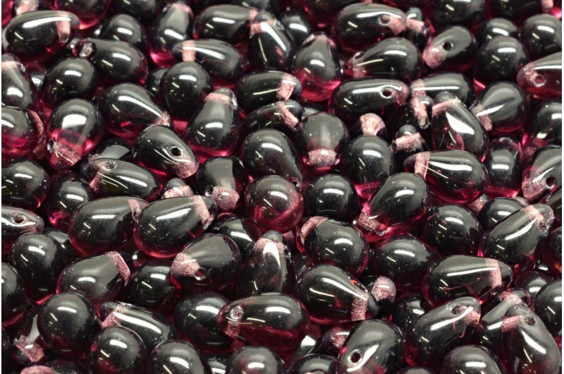 Drop Beads, Amethyst (20060), Glass, Czech Republic