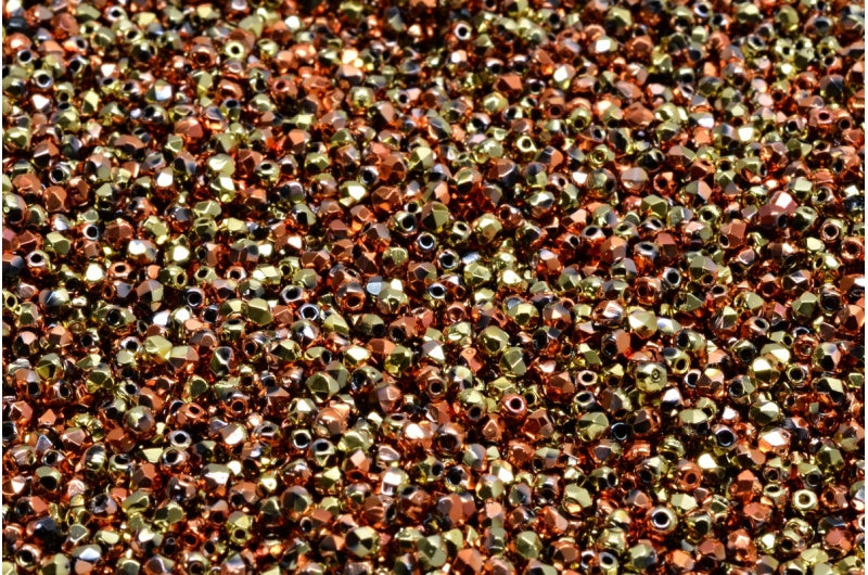 Fire Polished Faceted Beads Round, Black 98542 (23980-98542), Bohemia Crystal Glass, Czech Republic