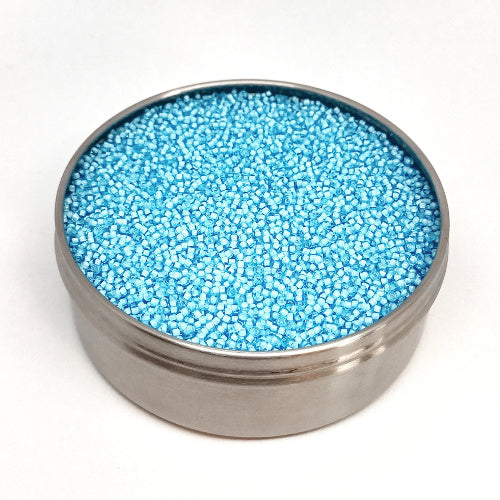 Rocailles PRECIOSA seed beads Light Blue White Delay Glass Czech Republic