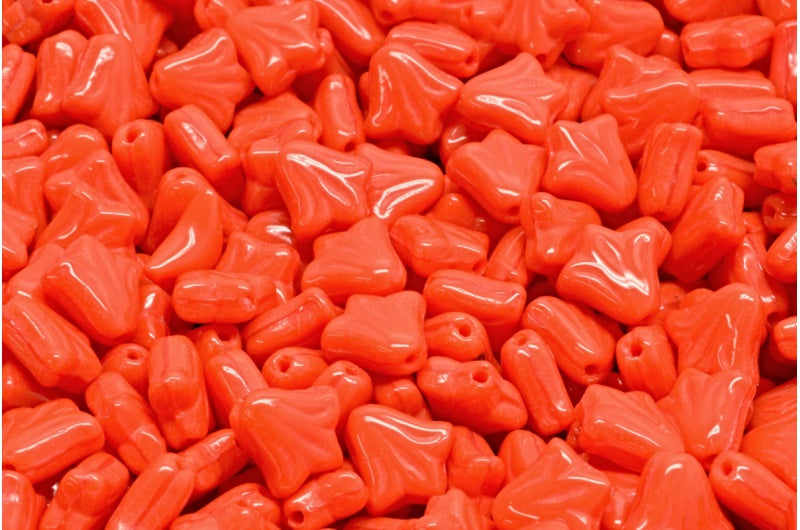 ユリの花のビーズ、97022 (97022)、ガラス、チェコ共和国