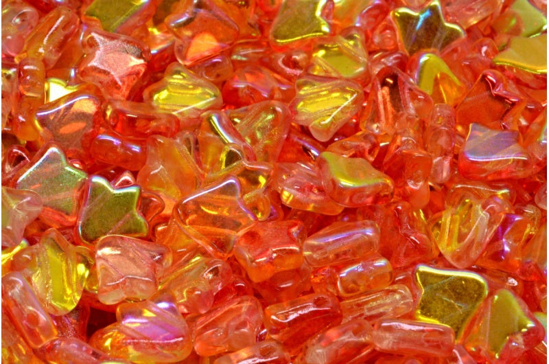 2穴フラットチューリップベルビーズ、クリスタル48101(00030-48101)、ガラス、チェコ共和国