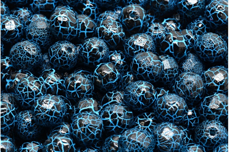 Fire Polished Faceted Beads Round, Chalk White 24618 (03000-24618), Bohemia Crystal Glass, Czech Republic