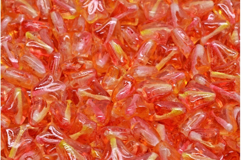 ユリの花のビーズ、クリスタル 48001 (00030-48001)、ガラス、チェコ共和国