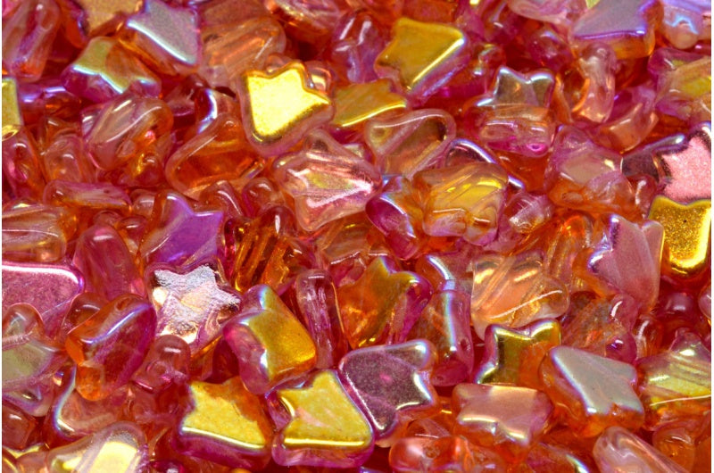 2穴フラットチューリップベルビーズ、クリスタル48116(00030-48116)、ガラス、チェコ共和国