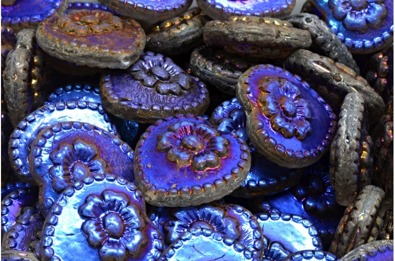 玫瑰心形珠子,水晶 22203 (00030-22203),玻璃,捷克共和国