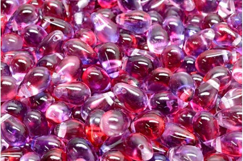 ドロップビーズ、クリスタル 48014 (00030-48014)、ガラス、チェコ共和国