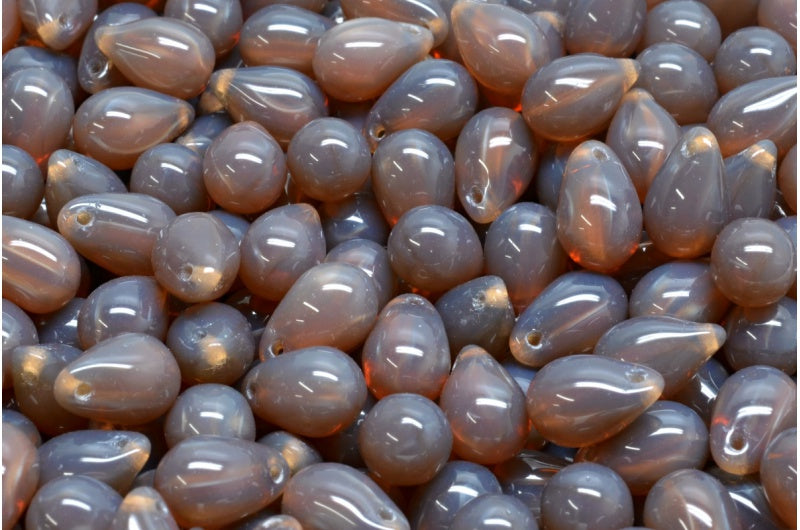 Drop beads, Opal Beige (11210), Glass, Czech Republic