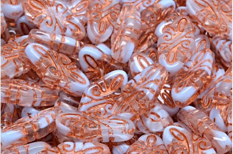 Arabesque Beads, 36018 Copper Lined (36018-54319), Glass, Czech Republic