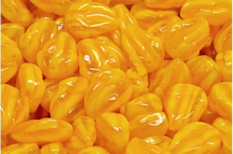 Flower Bud Beads, 81240 (81240), Glass, Czech Republic