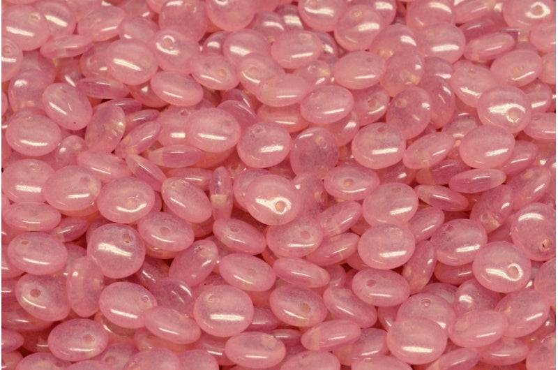 Lentil Beads, Crystal 20008 (00030-20008), Glass, Czech Republic