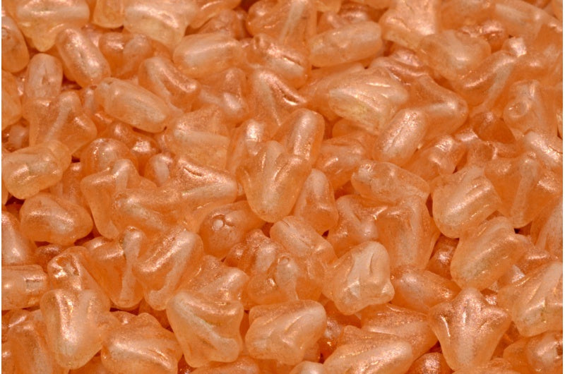 ユリの花のビーズ、クリスタル 79411 (00030-79411)、ガラス、チェコ共和国