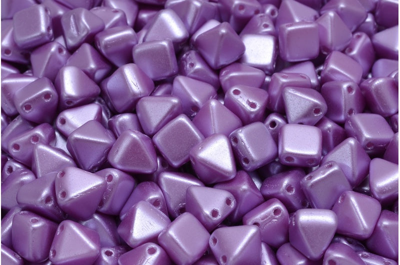 ピラミッドスタッドビーズ、ホワイト 25012 (02010-25012)、ガラス、チェコ共和国