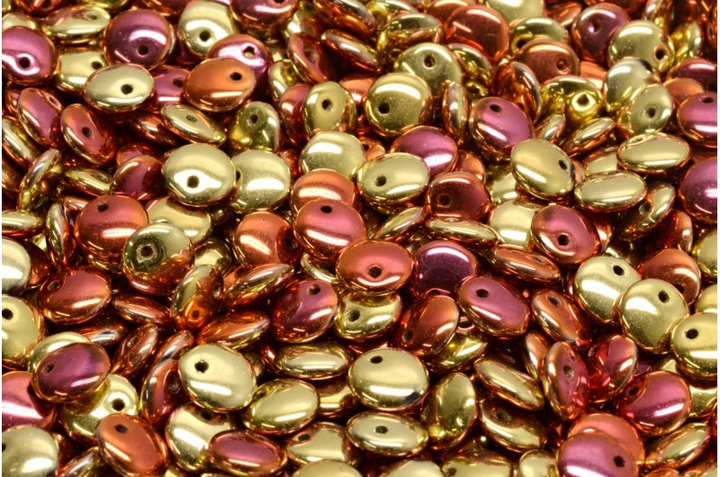 レンズ豆ビーズ、クリスタル 98542 (00030-98542)、ガラス、チェコ共和国