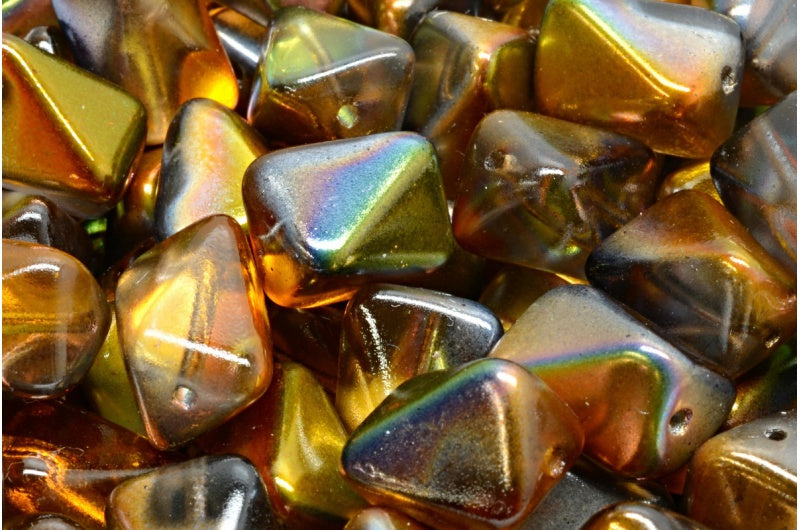 隕石長方形ビーズ、クリスタル95300(00030-95300)、ガラス、チェコ共和国