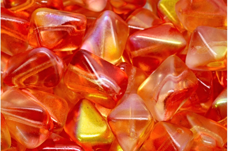 隕石長方形ビーズ、クリスタル 48101 (00030-48101)、ガラス、チェコ共和国