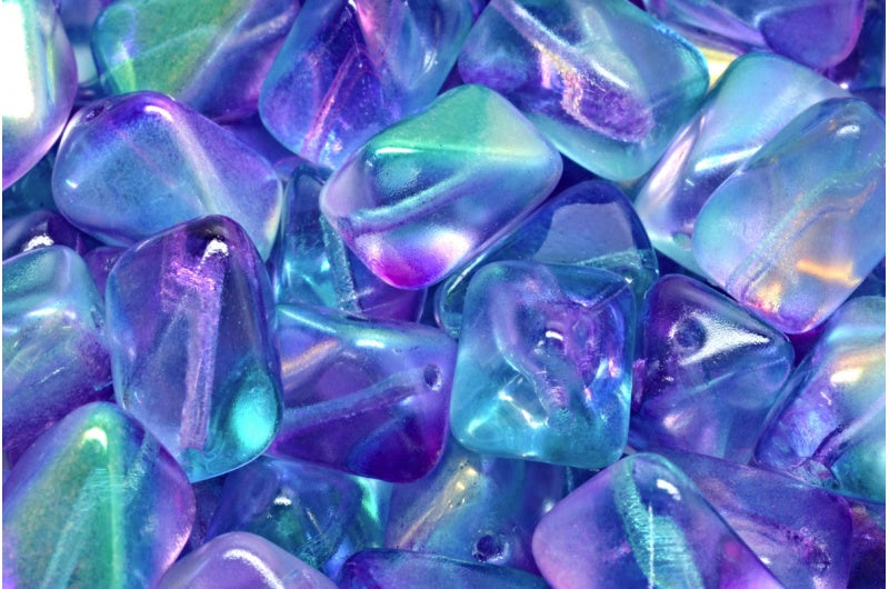 隕石長方形ビーズ、クリスタル 48123 (00030-48123)、ガラス、チェコ共和国