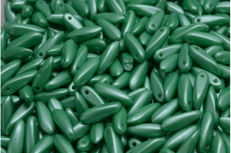 ダガービーズ、ホワイト 24010 (02010-24010)、ガラス、チェコ共和国