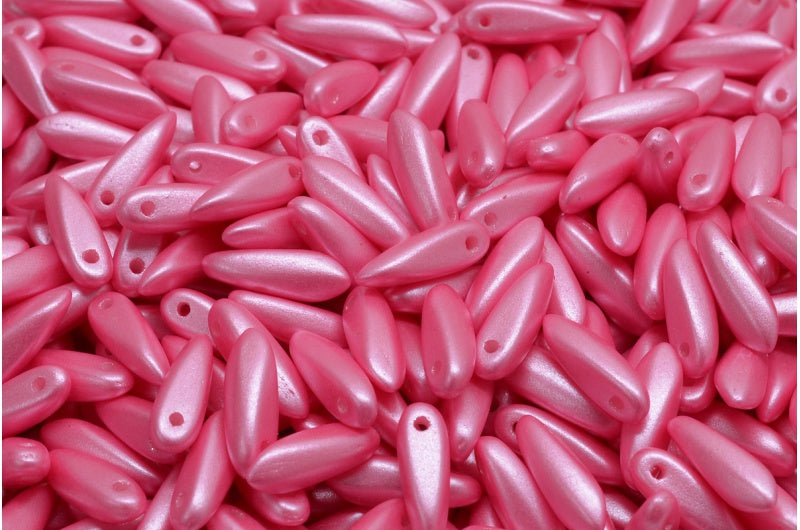 ダガービーズ、ホワイト 24004 (02010-24004)、ガラス、チェコ共和国