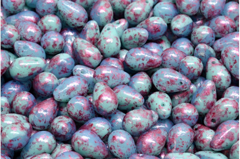 ドロップビーズ、M6361 94321 (M6361-94321)、ガラス、チェコ共和国