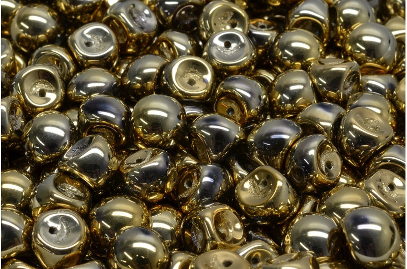 Mushroom Button Beads, Crystal 26440 (00030-26440), Glass, Czech Republic