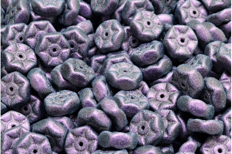 ヴィンテージ ロンデルビーズ、ブラック 79303 (23980-79303)、ガラス、チェコ共和国