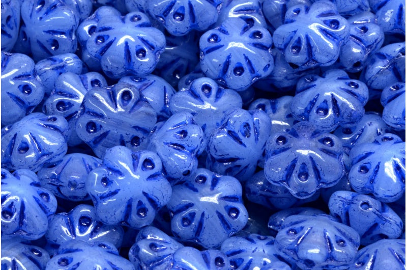 フォークロアフラワービーズ、R0322 54328 (R0322-54328)、ガラス、チェコ共和国