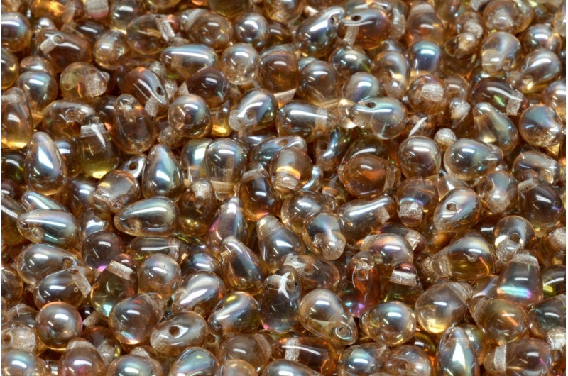 ドロップビーズ、クリスタル 22501 (00030-22501)、ガラス、チェコ共和国