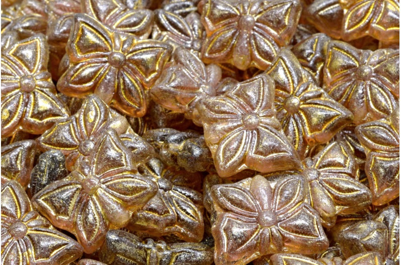 蝴蝶珠,透明浅紫水晶 34302 (20040-34302),玻璃,捷克共和国