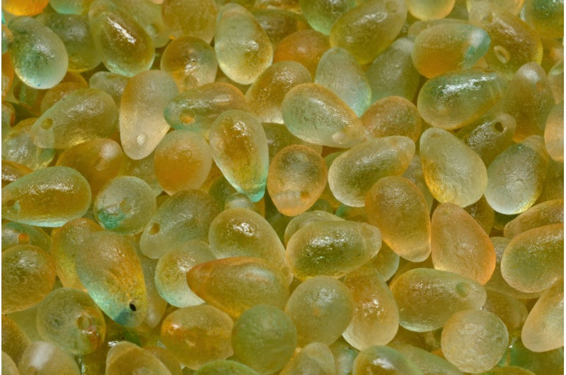 ドロップビーズ、クリスタルエッチング 48024 (00030-ETCH-48024)、ガラス、チェコ共和国