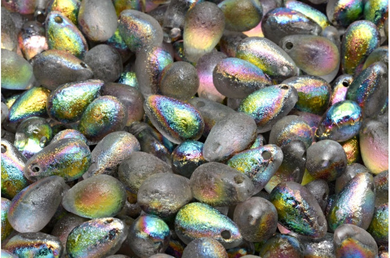 ドロップビーズ、クリスタルエッチング 28137 (00030-ETCH-28137)、ガラス、チェコ共和国