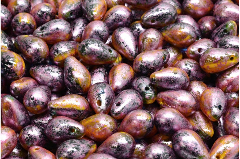 ドロップビーズ、M8168 94321 (M8168-94321)、ガラス、チェコ共和国