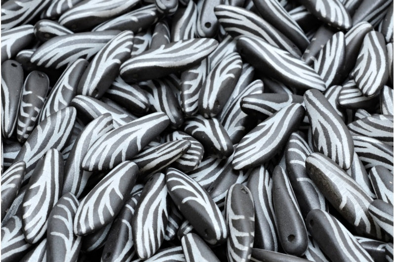 ダガービーズ、ホワイト 29572 L Dw (02010-29572-L-DW)、ガラス、チェコ共和国