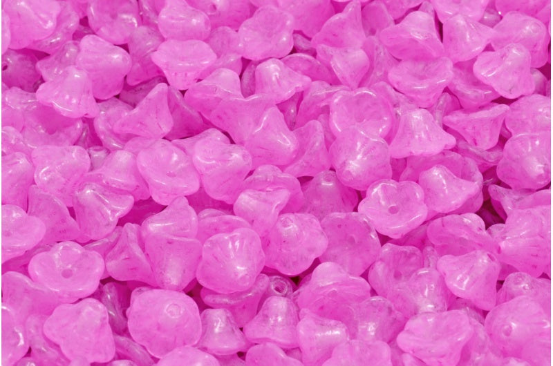 Bell Flower Cup Beads Crystal 84305 (00030-84305), Glass, Czech Republic