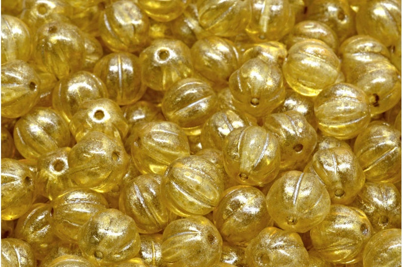 瓜珠,水晶银衬 34302 (00030-54301-34302),玻璃,捷克共和国