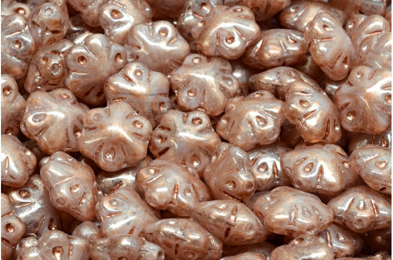 Folklore Flower Beads R0231 86750 (R0231-86750), Glass, Czech Republic