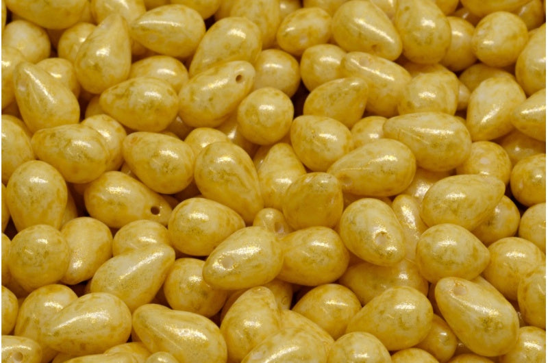 泪珠珠,白蛋白石 34302 (02020-34302),玻璃,捷克共和国