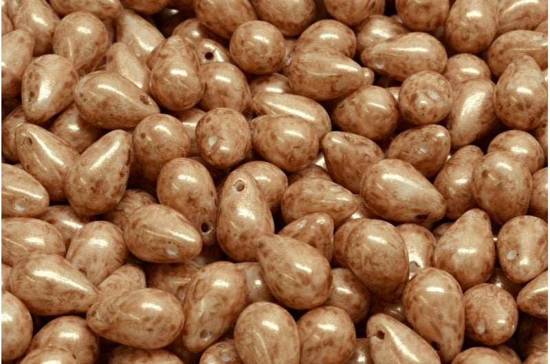泪珠珠,白蛋白石 34303 (02020-34303),玻璃,捷克共和国