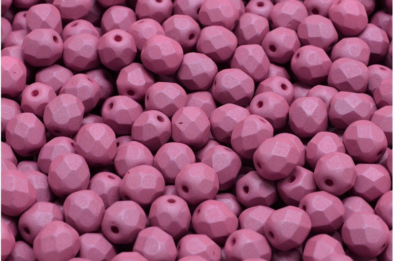 ファセット加工ビーズ ラウンド ホワイト 29565 (02010-29565)、ボヘミアクリスタルガラス、チェコ共和国