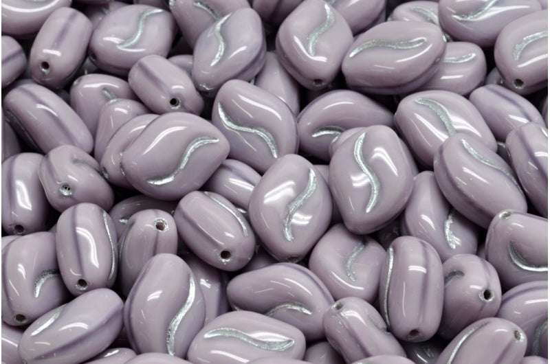 Wavy Grain Beads 24010 Silver Lined (24010-54301), Glass, Czech Republic