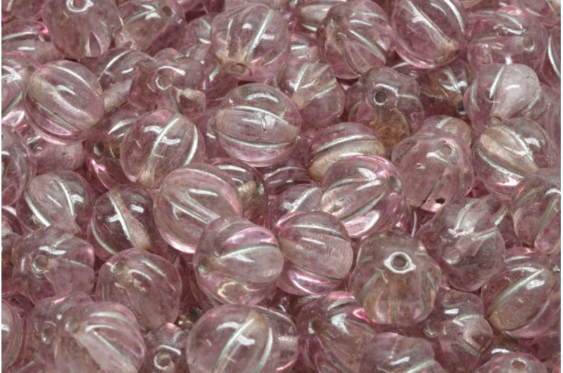 メロンビーズ、クリスタルシルバーライン 34306 (00030-54301-34306)、ガラス、チェコ共和国