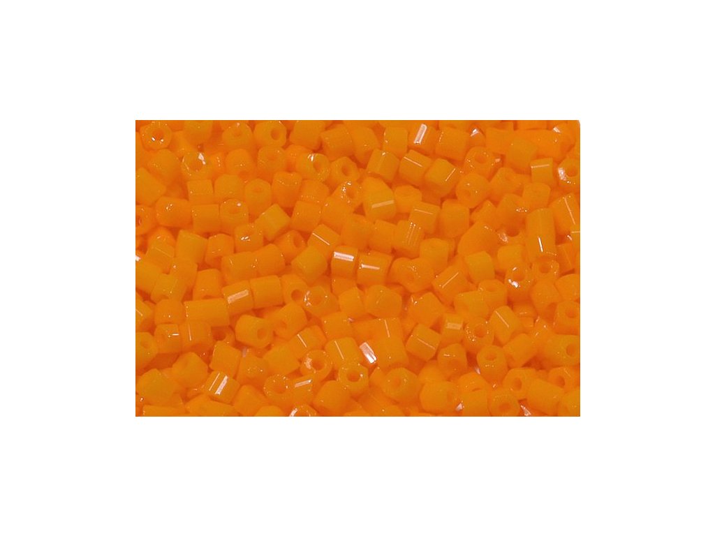 Preciosa two-cut seed beads Opaque Yellow Glass Czech Republic